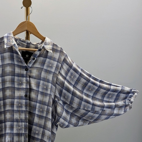 Aritzia Heartloom Plaid Shirt S - Picture 2 of 7